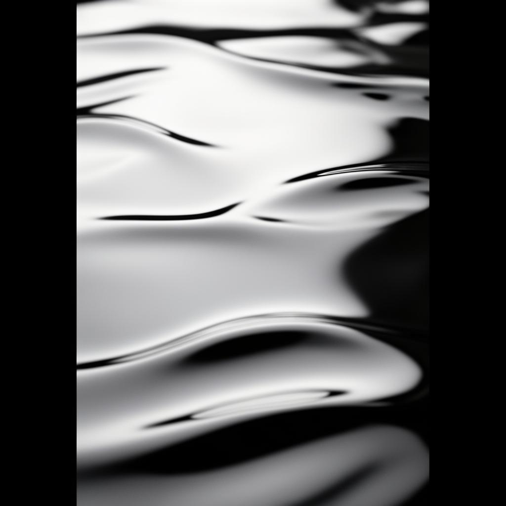 Liquid chrome surface